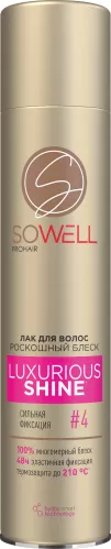 Лак для волос SoWell Luxurious Shine Роскошный блеск сильной фиксации 300 см3 – 1