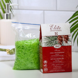 Соль для ванны Elite с пеной Пихта 500 гр