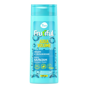 Бальзам для волос Vilenta 7 Days Frutiful Aqua Volume Объем и увлажнение 400 мл