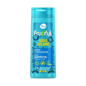 Шампунь для волос Vilenta 7 Days Frutiful Aqua Volume Объем и увлажнение 400 мл