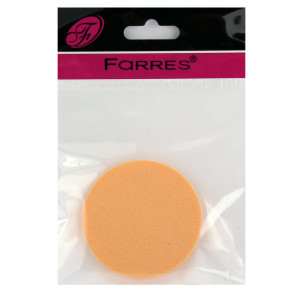 Спонж для макияжа Farres Cosmetic латексный круглый