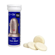 Пищевая добавка Pills To Go The Iron Man Витамин С 500мг+цинк Комплекс для силы и защиты 10 шт