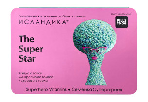 Пищевая добавка Pills To Go The Super Star Исландика Комплекс для легкого дыхания 12 капсул