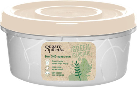 Банка для хранения Sugar&Spice Green Republic с завинчивающейся крышкой 0.4 л