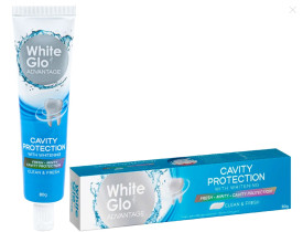 Зубная паста White Glo отбеливающая Защита от кариеса 80 мл