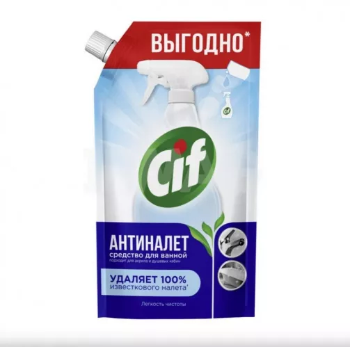 Чистящее средство Cif Легкость чистоты Антиналет для ванной мягкая упаковка 500 мл – 1