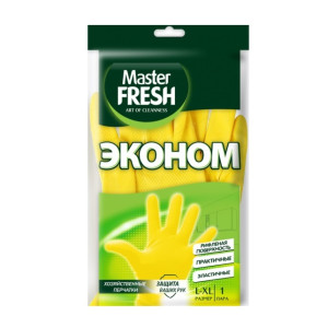 Перчатки хозяйственные Master Fresh Эконом латексные размер L/XL