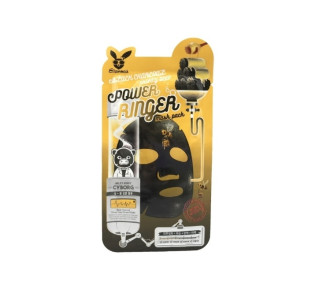 Тканевая маска для лица с углем и медом, Power Ringer Mask Pack Black Charcoal Hone 23 мл