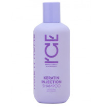 Шампунь для волос Ice Professional Keratin Injection Кератиновый для повреждённых волос 250 мл