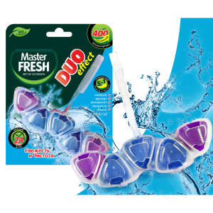 Туалетный блок Master Fresh Duo Effect 5в1 Океан 1 шт