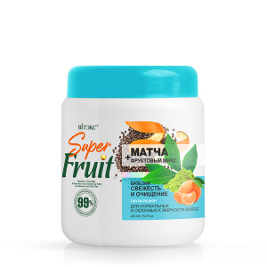 Бальзам для волос Витэкс SuperFruit Свежесть и Очищение Матча + фруктовый микс 450 мл