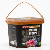 Удобрение Bona Forte Professional Для голубики, рододендронов кислотолюбивых растений сера и магний 1 л