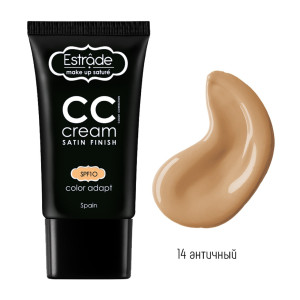 Тональный крем Estrade СС cream satin finish тон 14 Античный 24 мл