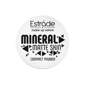 Пудра для лица Estrade Miniral matte ski компактная тон 24 Нейтральный бежевый 7 гр - 1