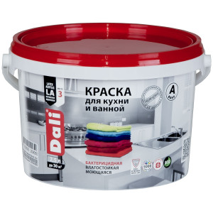 Краска Dali для кухонь и ванных комнат База С 2.5 л
