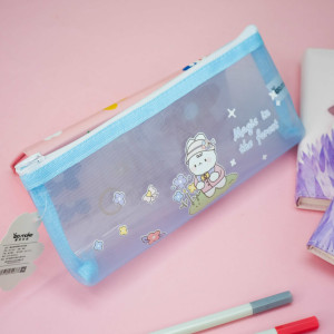 Пенал MilotaBox Flower bunny цвет Голубой