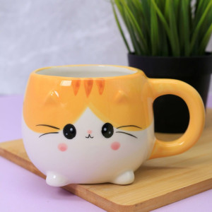 Кружка MilotaBox Cat цвет оранжевый