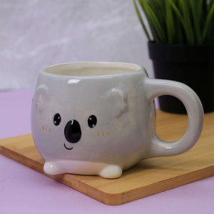 Кружка MilotaBox Koala gray Керамическая 