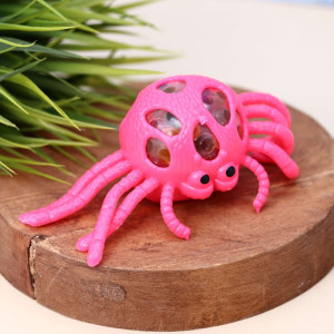 Мялка - антистресс iLikeGift Squeeze spider цвет розовый 