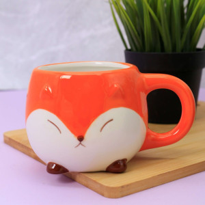 Кружка MilotaBox Fox orange Керамическая 