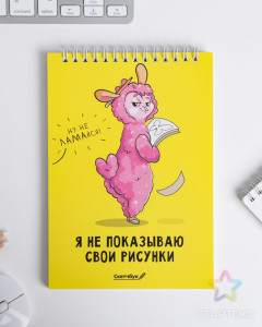 Скетчбук ArtFox Я не показываю свои рисунки А5 40 л