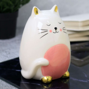Копилка керамическая Sleepy cat