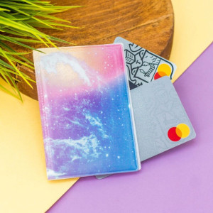 Держатель для карт MilotaBox книжка Pink constellation 7х10 см