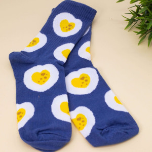 Носки MilotaBox Eggs синии женские размер 35-40