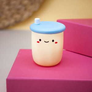 Ночник MilotaBox Milk tea цвет голубой