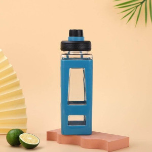 Бутылка для напитков iLikeGift Bright Square голубая 700 мл