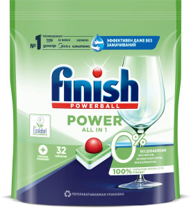 CALGONIT Finish Green 0% Таблетки д/ПММ 32шт