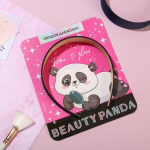 Ободок для волос СИМА ОПТ Beauty panda 14х12 см