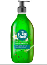 Гель для душа Фитокосметик Fito Superfood Увлажняющий с маслом цветков жасмина и алоэ вера 520 мл