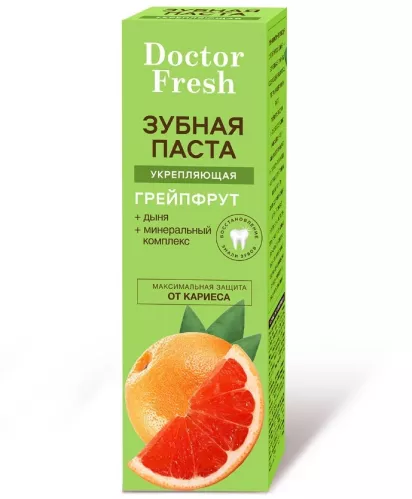 З.паста DOCTOR FRESH Укрепляющая Грейпфрут 75мл,туба – 2