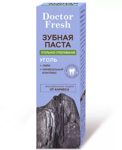 Зубная паста Фитокосметик Doctor Fresh Угольное отбеливание 75 мл – 1