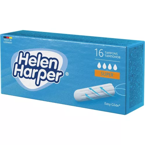 Тампоны Helen Harper Super без апликатора 16 шт – 1