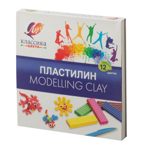 Пластилин Луч Классика со стеком 12 цветов 240 гр - 1