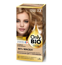 Крем-краска для волос Only Bio Color стойкая тон 7.3 Сияющая карамель 115 мл