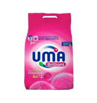Стиральный порошок UMA Brilliant для цветного белья 3 кг