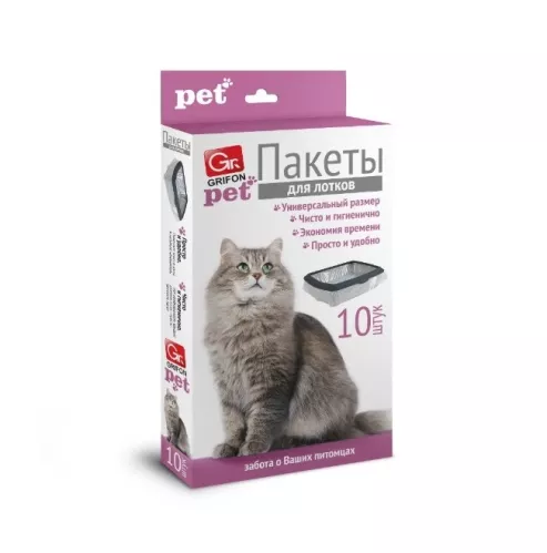Пакеты для мусора Grifon Pet для кошачьих лотков 10 шт – 1
