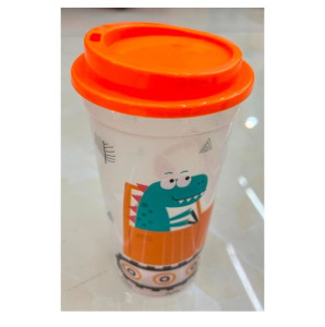 Стакан Zoo с крышкой 9.5*17.5 см 700 мл