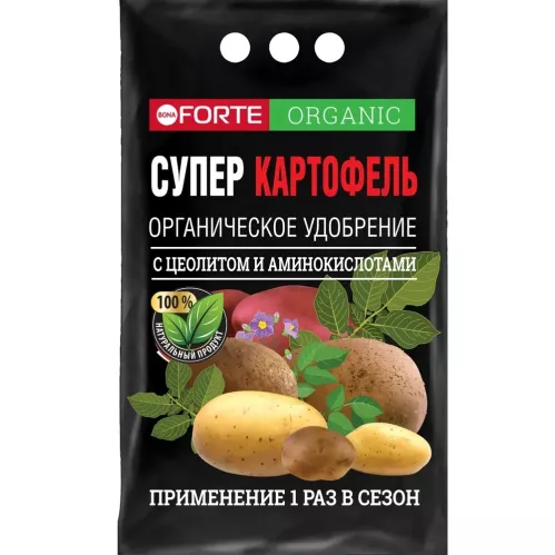 Удобрение Bona Forte Organic Супер карофель обогащенное цеолитом и аминокислотами органическое 2 кг – 1