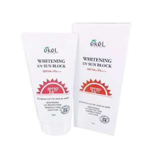 Солнцезащитный крем Ekel Отбеливающий SPF 50+/PA+++ 70 мл