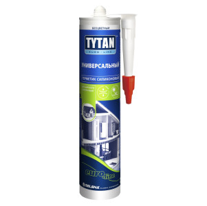 Герметик силиконовый Tytan Professional Euro-Line универсальный белый 280 мл 