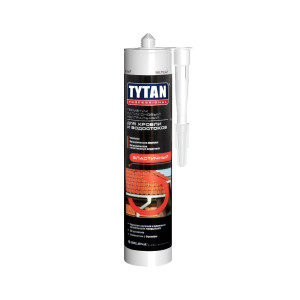 Герметик силиконовый Tytan Professional для кровли и водостоков нейтральный коричневый 310 мл