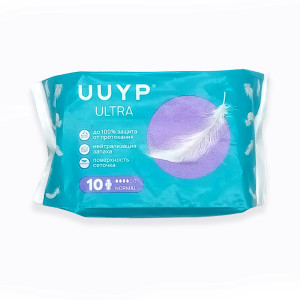 Прокладки гигиенические UUYP Ultra ультратонкие Normal 10 шт