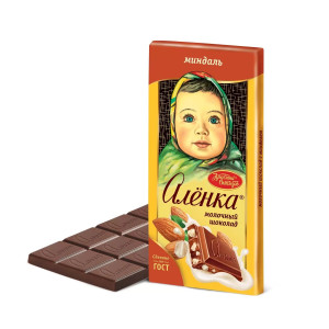 Шоколад Аленка с миндалем 90 гр