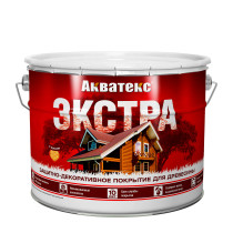 Защитно-декоративное покрытие для древесины Акватекс Экстра ваниль 9 л