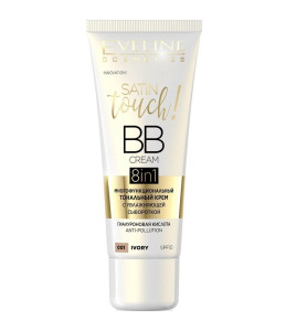 Тональный крем Eveline Touch BB Cream 8 в 1 с увлажняющей сывороткой тон 001 Слоновая кость 