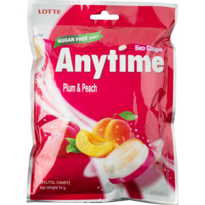 Карамель Anytime Слива и персик 74 гр
